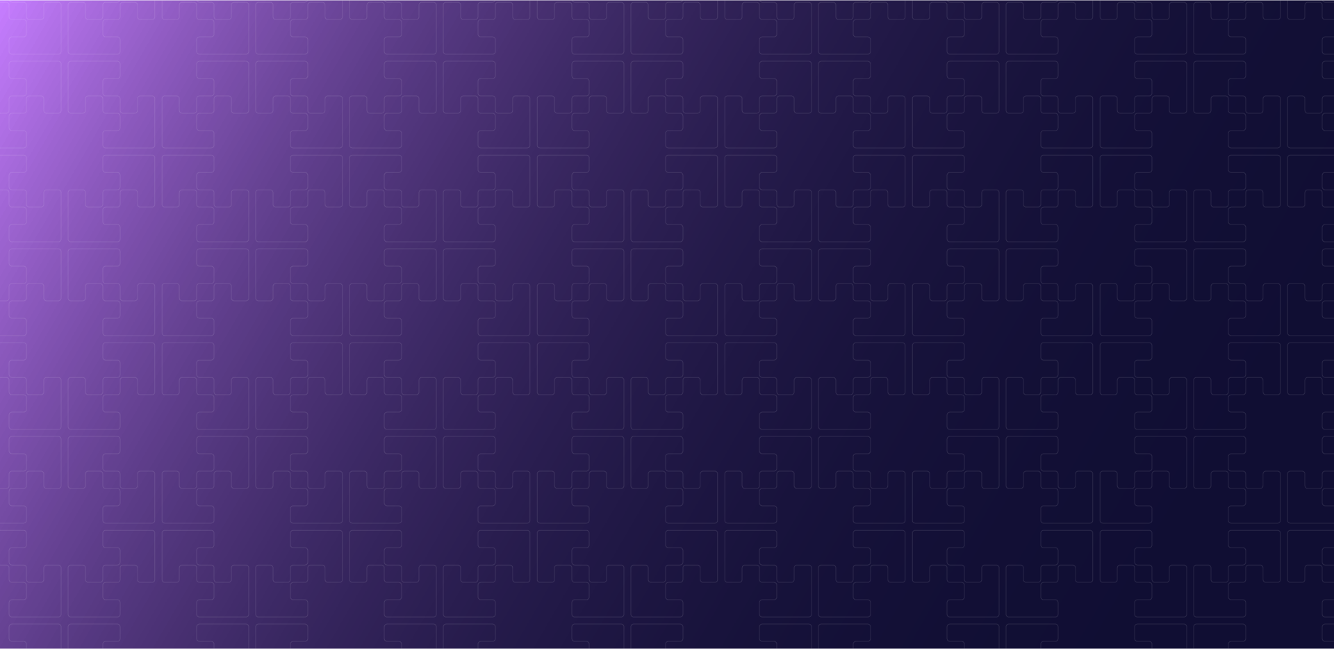 Imagem de fundo do banner principal do site na cor gradiente do roxo para o azul com uma texturua padrão.