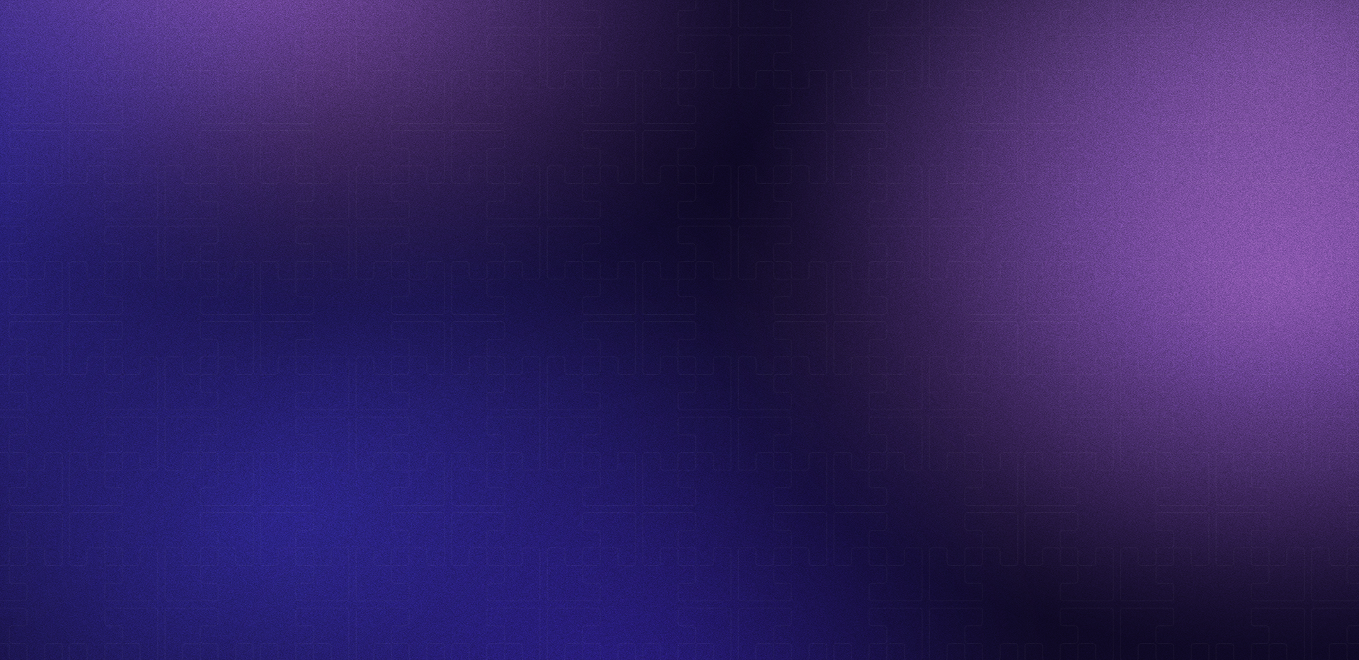 background do site em degrade de roxo e azul com textura e pattern