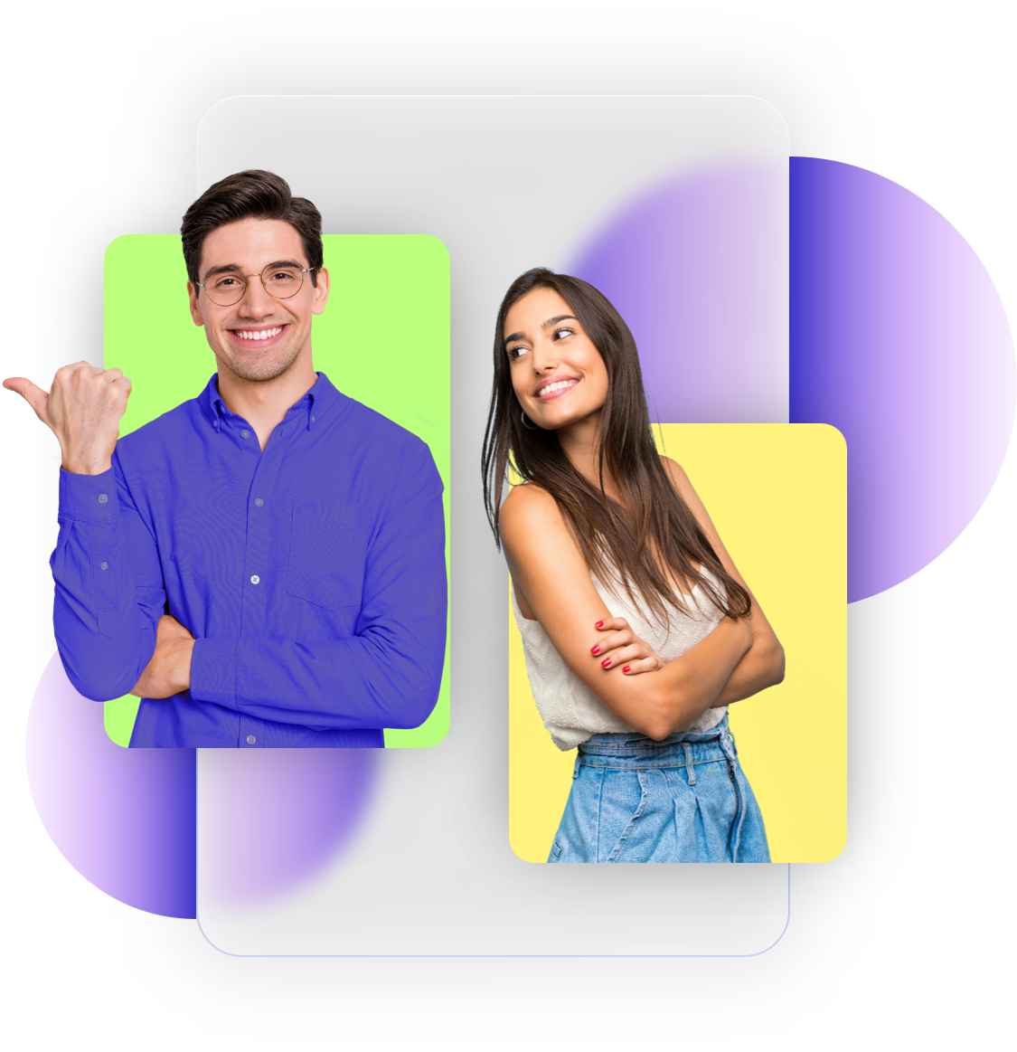 Imagem ilustrativa de duas pessoas sendo um homem e uma mulher